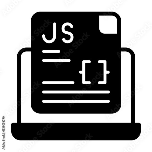 Javascript File Vector Icon