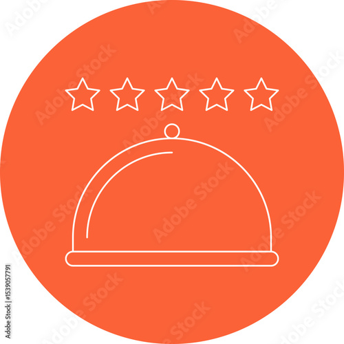 Dish single icon vector illustration