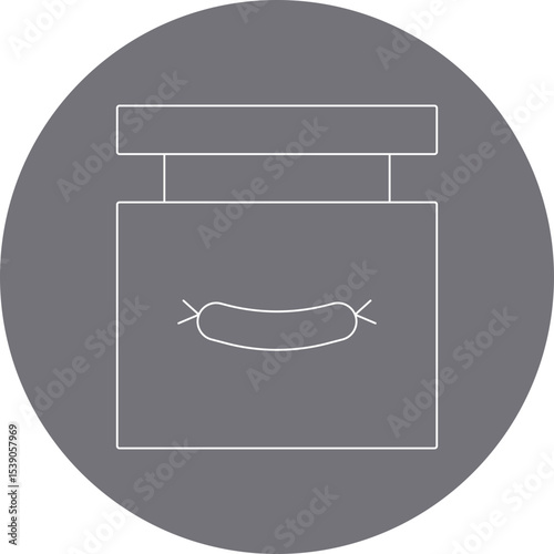 Jar single icon vector illustration