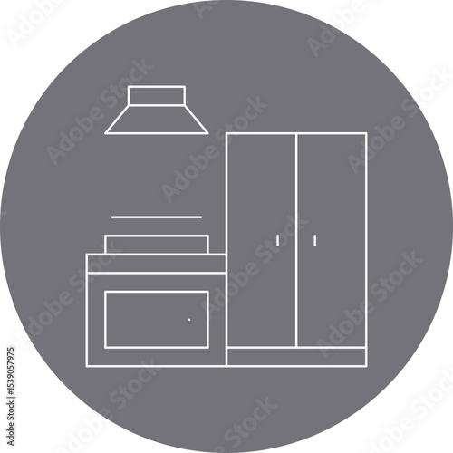 Kitchen appliances single icon vector illustration
