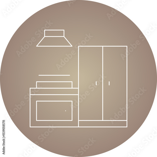 Kitchen appliances single icon vector illustration