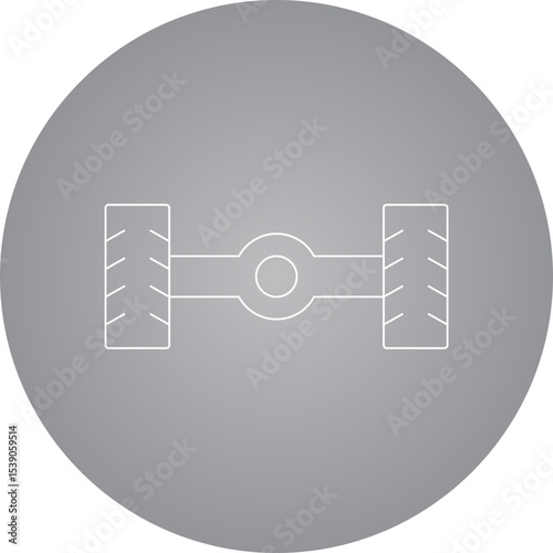 Tyres single icon vector illustration