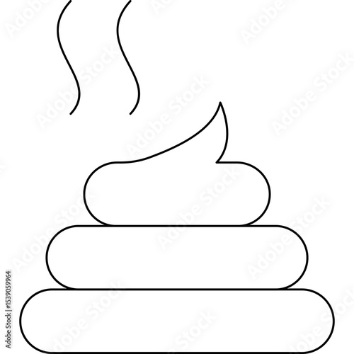 Poop single icon vector illustration