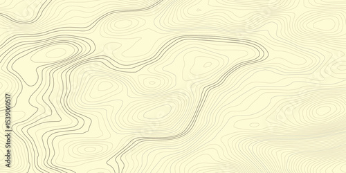 Abstract topography map contour line modern design with White background with topographic wavy pattern design. 
