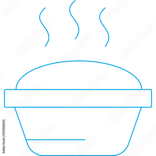 Pancake single icon vector illustration