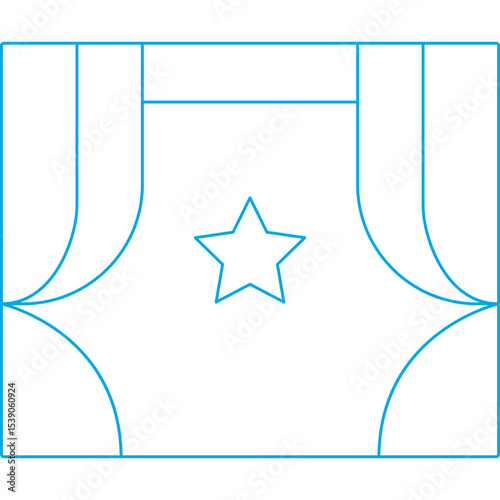 Cinema single icon vector illustration