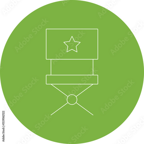 Chairs single icon vector illustration