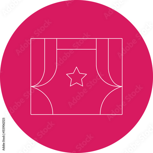 Cinema single icon vector illustration