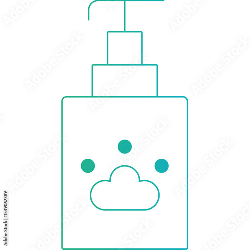Pet soap single icon vector illustration