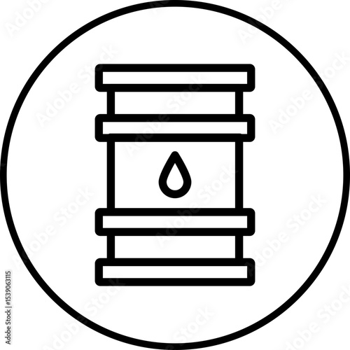 Barrel single icon vector illustration