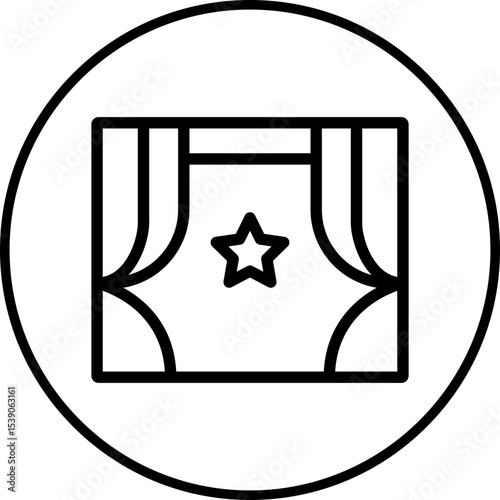 Cinema single icon vector illustration