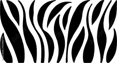 Minimalist black and white harvest field texture design for artistic projects