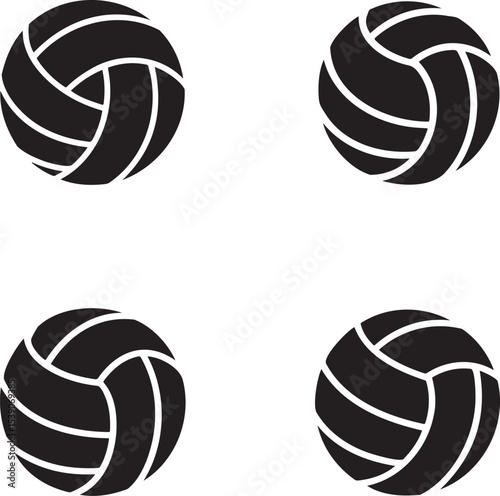 Soccer silhouette set vector illustration isolated On Transparent Background