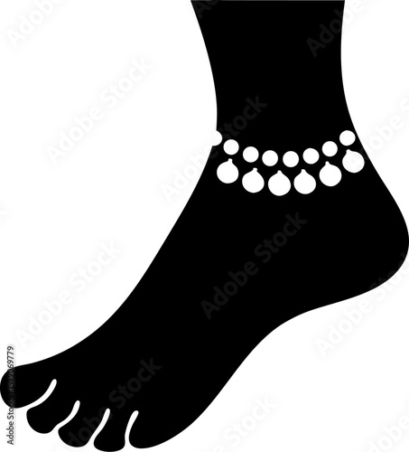 black socks isolated on white