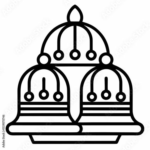 bell icon vector illustration