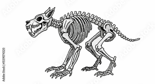 skeleton of a werewolf skeletonskeleton of a werewolf skeleton