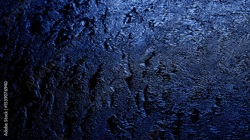 Old wall pattern texture cement blue dark abstract blue color design are light with black gradient background