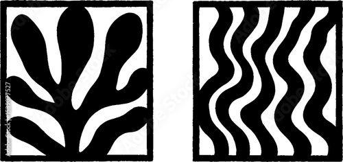 Abstract desert ruins and sand patterns design for print or poster