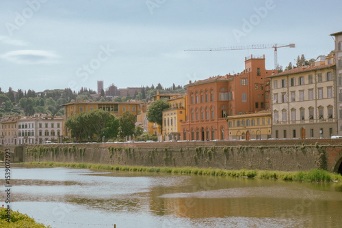 view of the river arno in florence