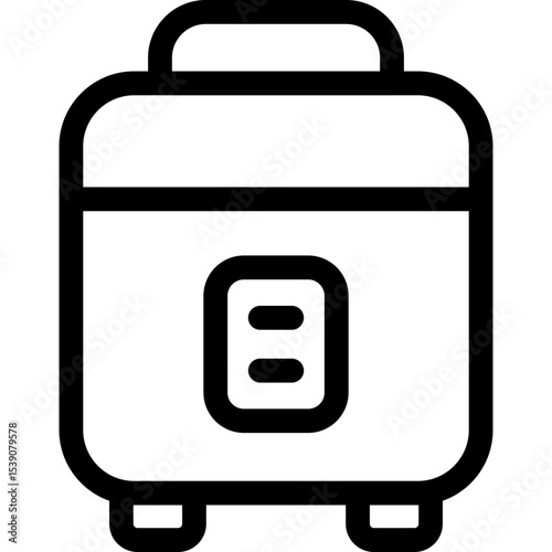 Cooker single icon vector illustration