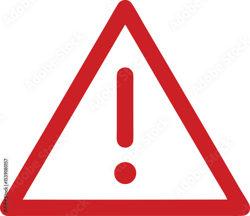 red exclamation danger icon