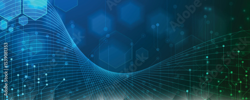 Abstract high technology and science background. Technological style