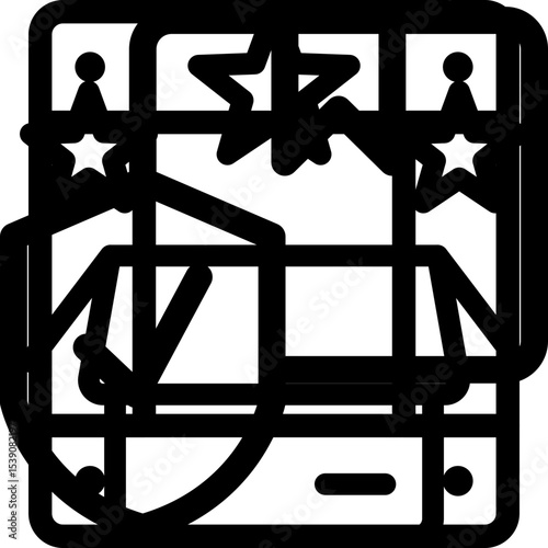 Box single icon vector illustration