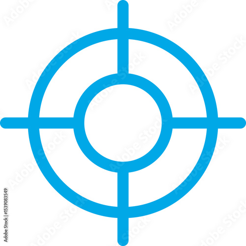 Aim single icon vector illustration