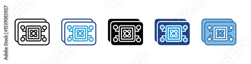 Quantum Chip Icon