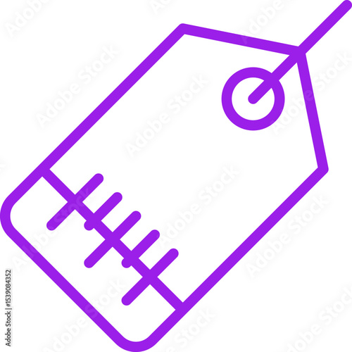 Tag single icon vector illustration