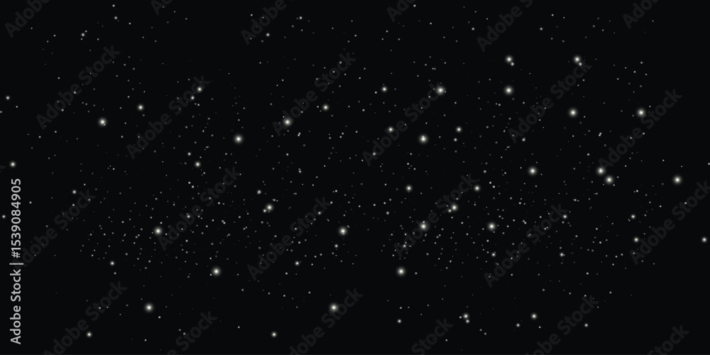 Fototapeta premium a dark background with scattered small white dots that resemble stars in the night sky.