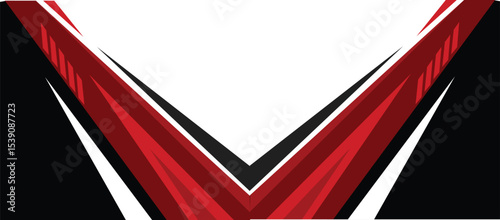 Vibrant abstract background with sharp geometric spikes and energetic zigzag lines.
