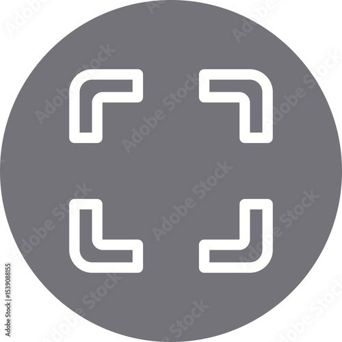 Full screen single icon vector illustration