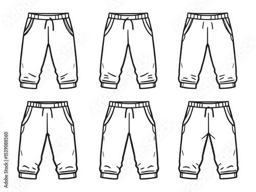Training pants children underwear vector