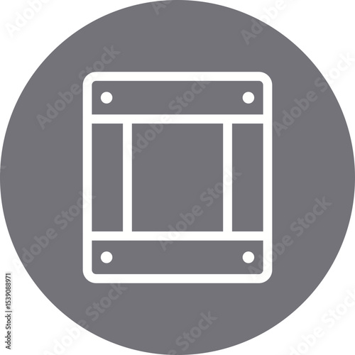 Box single icon vector illustration
