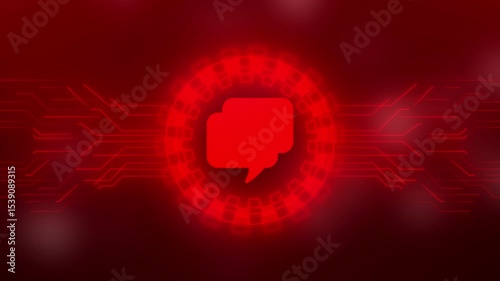 Chat bot ai online assistant support and artificial intelligence chat bot colored symbol concept.
