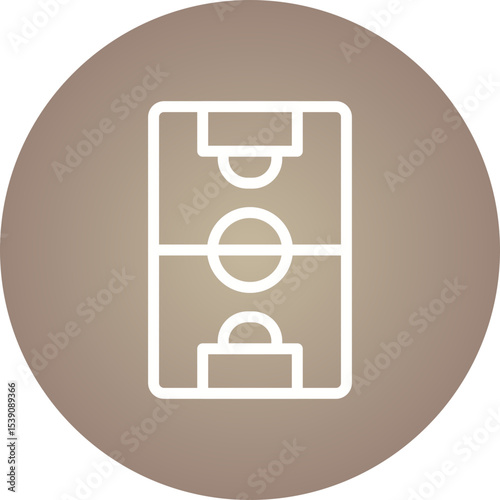 Tennis court single icon vector illustration