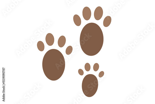Tracks made by a rabbit, including its paws and footprints, are also known as bunny pawprints