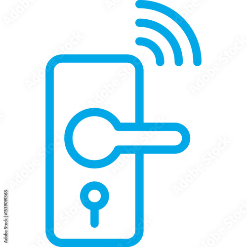 Key lock single icon vector illustration