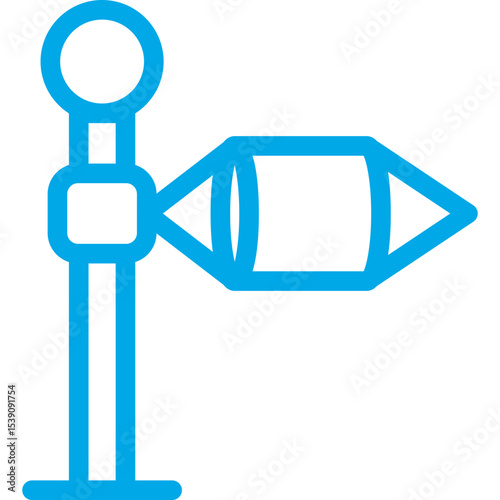 Fish flag single icon vector illustration