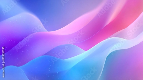 Abstract Colorful Gradient Wave Background