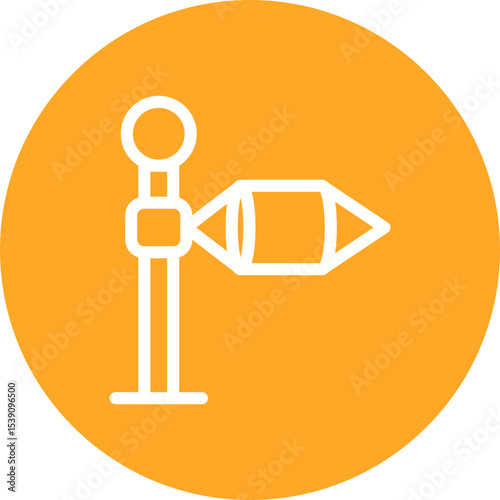 Fish flag single icon vector illustration