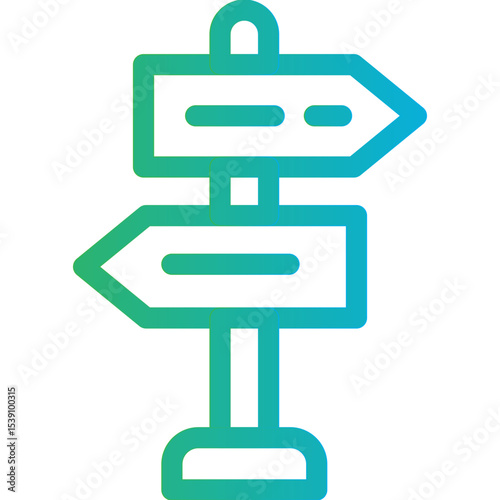 Direction single icon vector illustration