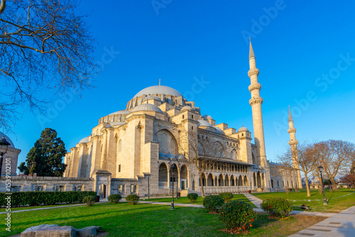 Sultan Suleymaniye Mosque in Istanbul. One of the symbols of Istanbul