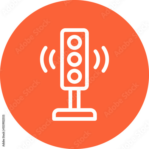 Signals single icon vector illustration