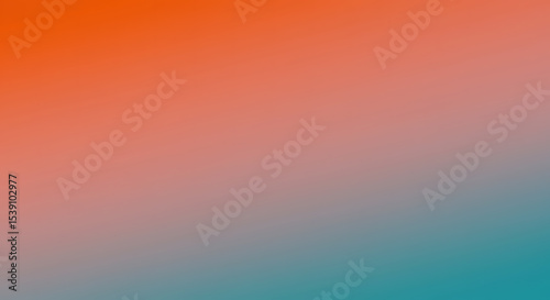 Colorful smooth gradient blending orange teal for modern design and digital artwork.
