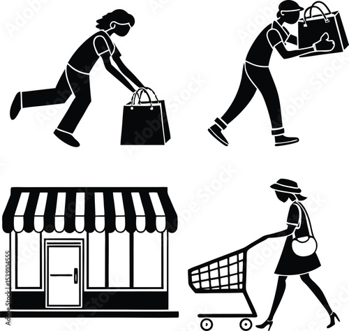Shopping Spree Icon Set