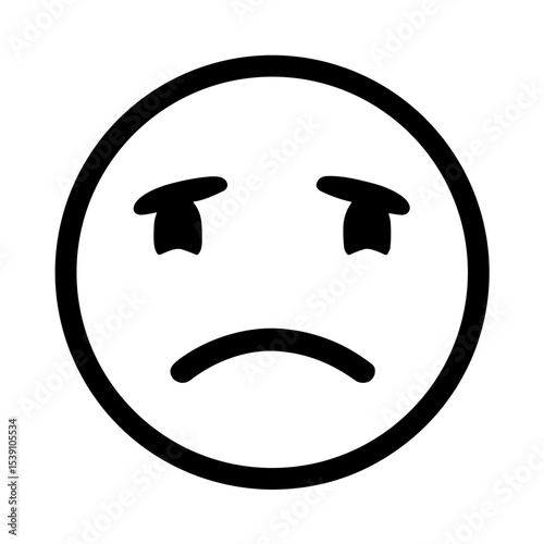 White Frowning Face