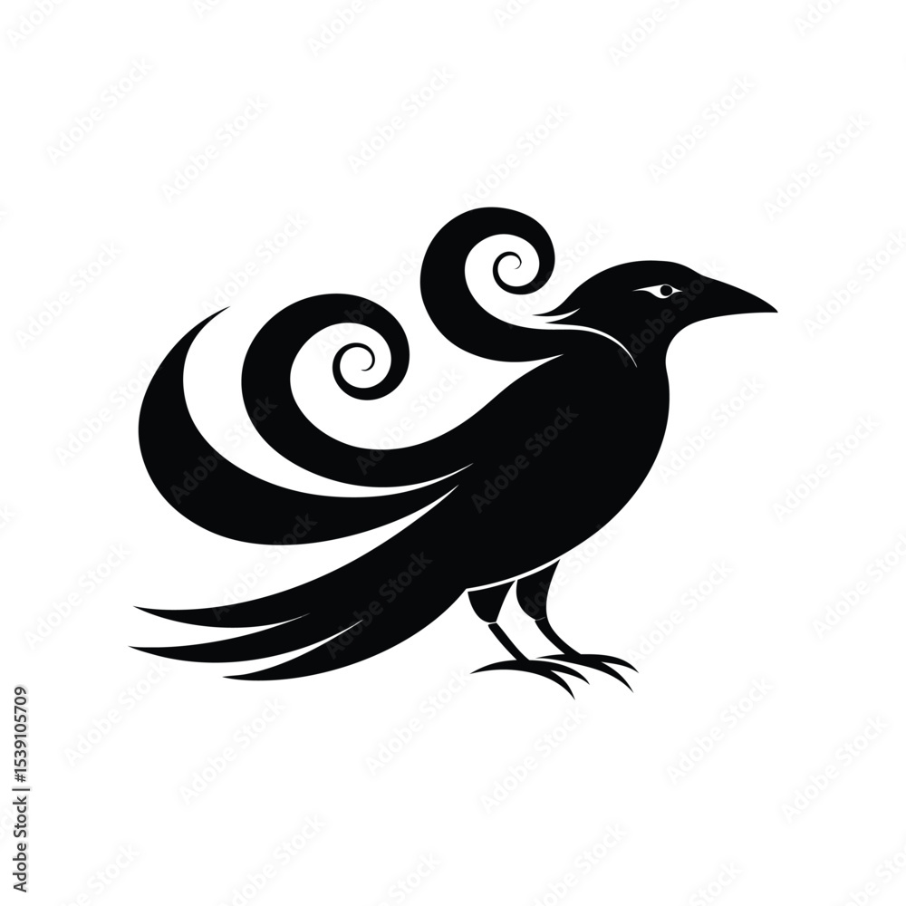 Obraz premium bird on a white background