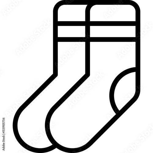 Socks single icon vector illustration